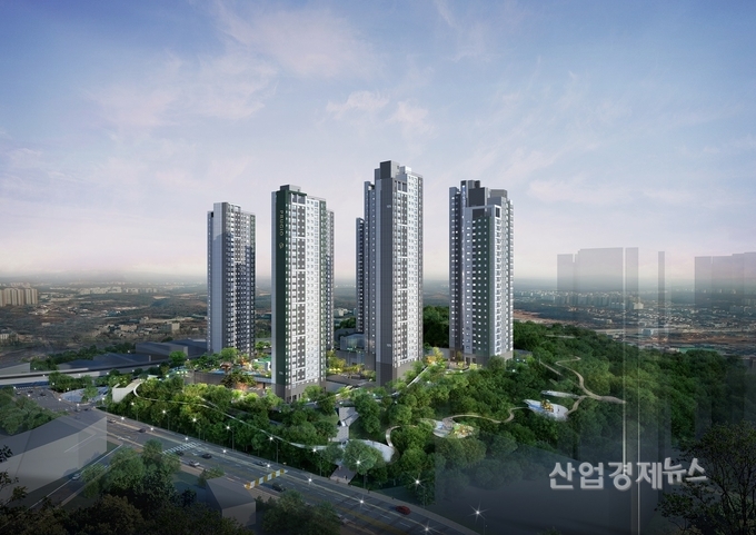 기흥 푸르지오 포레피스 야경 투시도. 이미지=대우건설