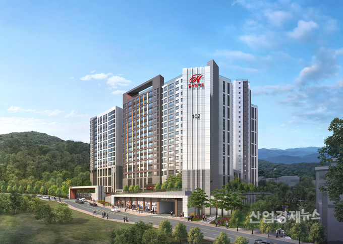 힐스테이트 삼동역 투시도. 이미지=현대건설