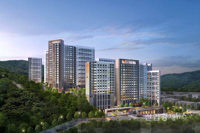 힐스테이트 삼동역 투시도. 이미지=현대건설