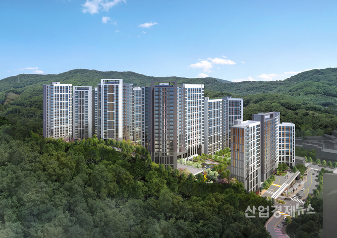 힐스테이트 삼동역 투시도. 이미지=현대건설