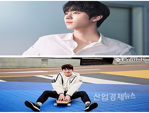 안효섭9상)과 남주혁 모델 컷...이니스프리, 컬럼비아 제공