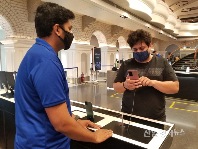 삼성 갤럭시 노트20 인도 출시 현장. 사진=삼성전자