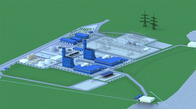 포스코건설이 지난 3월 5.5억달러에 수주한 말레이시아 푸라우인다 복합화력발전 조감도. 이미지=포스코건설