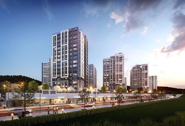 지난 9월 48대1의 경쟁률을 보이며 분양을 마무리한 '순천 포레나' 투시도. 이미지=한화건설