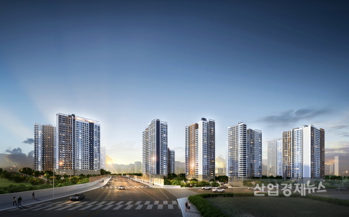 GS건설이 경북 경산에 1453가구 대규모 단지 '중산자이'를 27일부터 분양한다. 이미지=GS건설