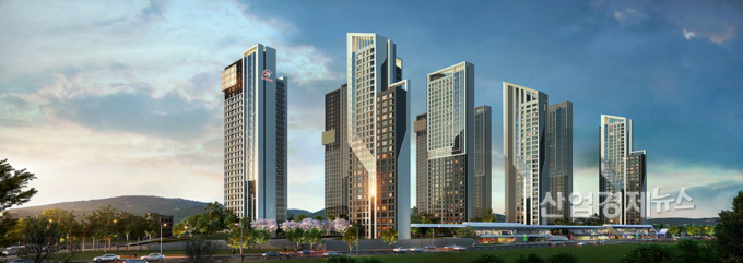 대전도마변동1구역 '힐스테이트 더퍼스트' 조감도. 이미지=현대건설