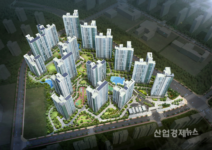 검단신도시 푸르지오 더 베뉴 조감도. 이미지=대우건설