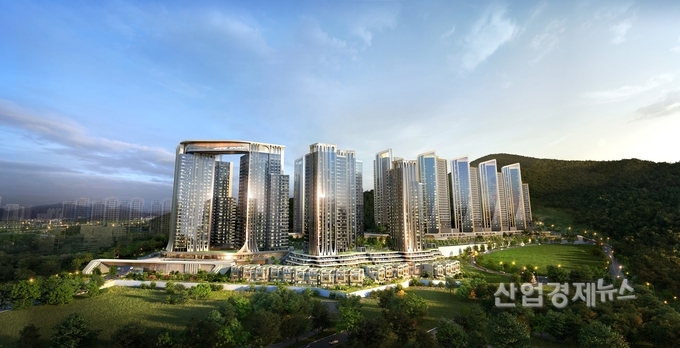 우동1구역, 아크로 원하이드 투시도. 이미지=DL이앤씨