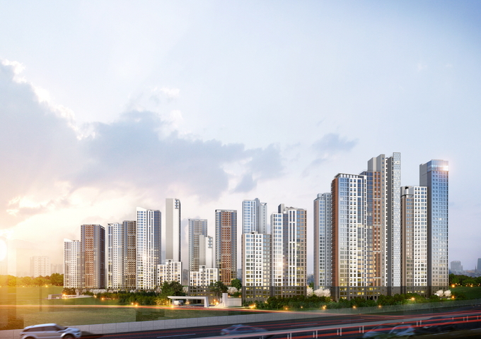 용현자이크레스트 투시도. 이미지=GS건설