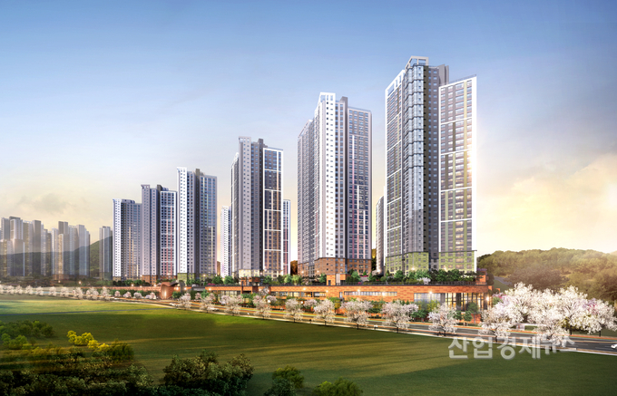 봉담자이 프라이드시티 투시도. 이미지=GS건설