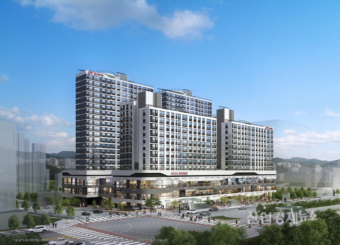 '힐스테이트 광교중앙역 퍼스트' 투시도. 이미지=현대건설