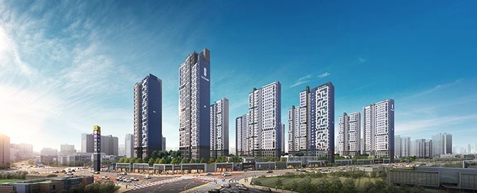 더샵 하남에디피스 투시도. 이미지=포스코건설