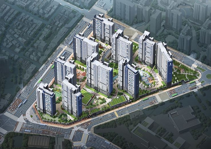 더샵 하남에디피스 조감도. 이미지=포스코건설