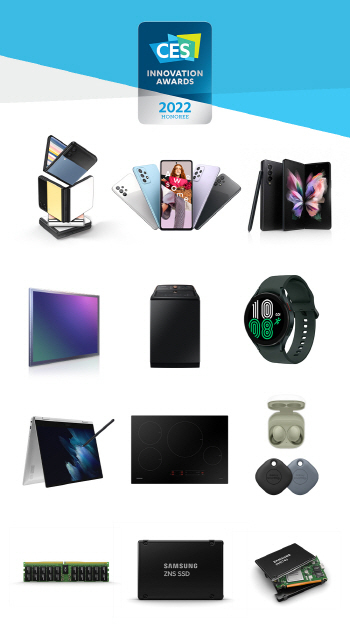 삼성전자 혁신상 수상제품. 사진=삼성전자