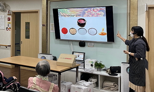 쿠킹클래스 진행 모습...CJ프레시웨이 제공