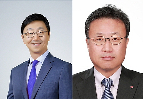 이창엽 부사장(좌) 류재민 부사장(우)...<사진=LG생활건강 제공>
