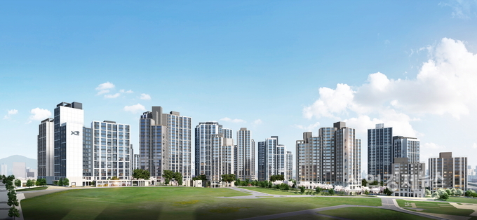 북서울자이 폴라리스 조감도. 이미지=GS건설