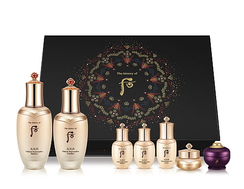 후 천율단 화율 2종 홀리데이 스페셜 세트 연출 컷...LG생활건강 제공