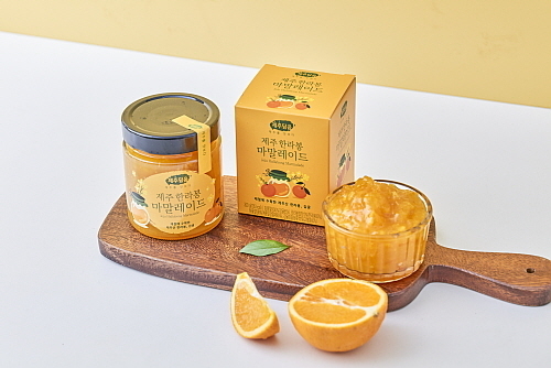 제주 한라봉마말레이드 연출 컷...오뚜기 제공