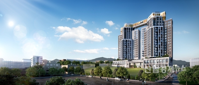 대치비취타운 가로주택 조감도. 이미지=현대건설