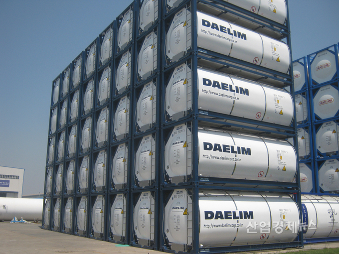 ㈜대림이 ISO 탱크 컨테이너 글로벌 Top 10 회사로 진입하겠다고 선언했다. 사진=DL이앤씨