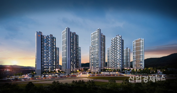 e편한세상 안성 그랑루체 투시도. 이미지=DL건설