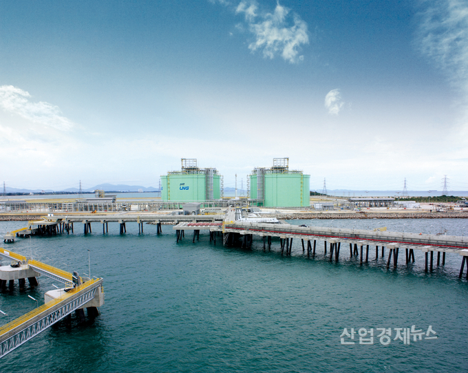 태국 PTT LNG터미널 전경. 사진=GS건설
