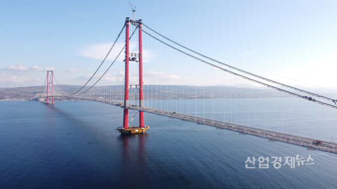 DL이앤씨-SK에코플랜트, 터키 차나칼레 대교. 사진=DL이앤씨