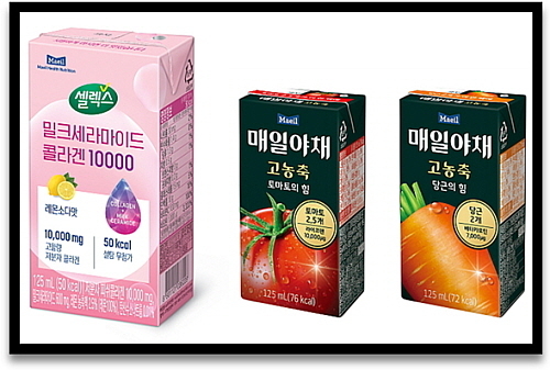 기사 관련 이미지 컷...<사진=매일헬스뉴트리션(좌), 매일유업(우) 제공>