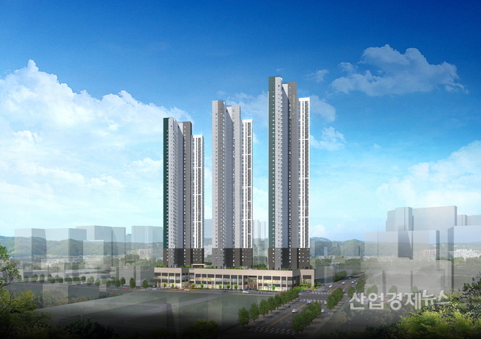 문수로 푸르지오 어반피스 주경투시도. 이미지=대우건설