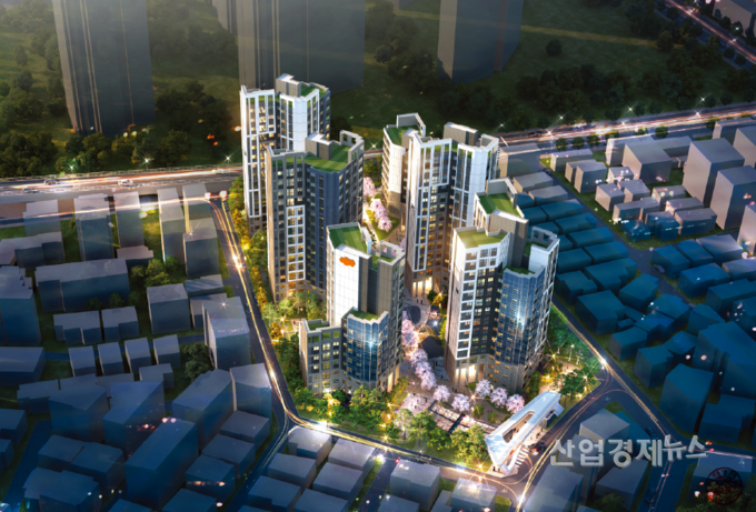 서울 중화역2의1구역 가로주택정비사업 조감도. 이미지=DL건설