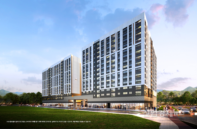 'e편한세상 시티 고색' 투시도. 이미지=DL이앤씨