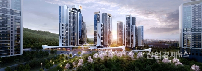 대전 도마 변동13구역 재개발 사업 투시도. 이미지=DL이앤씨