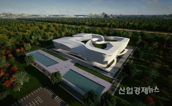 미국 홀텍사와 개발중인 SMR-160 모델 조감도(예시 안). 이미지=현대건설