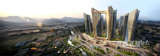 대전 장대B구역 재개발 조감도. 이미지=현대건설