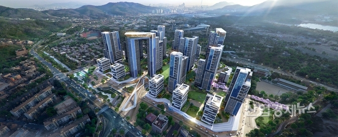 과천주공8·9단지 재건축 조감도. 이미지=현대건설