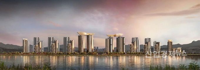 광주 광천동 재개발 조감도. 이미지=현대건설