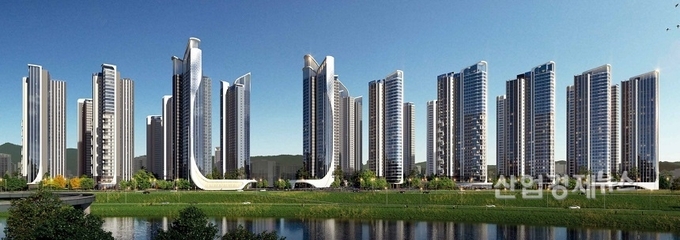 이문4구역 재개발정비사업 조감도. 이미지=현대건설