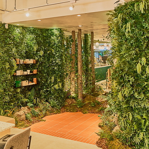 매장내 포레스트 쇼케이스 모습...출처:롯데제과