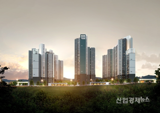 ‘광양 푸르지오 센터파크’ 투시도. 이미지=대우건설