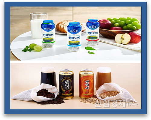 기사 관련 이미지 컷...<사진=매일유업(상), 농심(하) 제공>