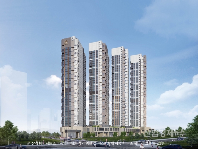 '힐스테이트 동탄역 센트릭' 투시도. 이미지=현대건설