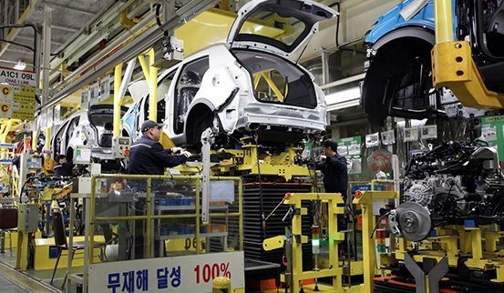 쌍용자동차 평택공장 작업모습. 사진=쌍용자동차