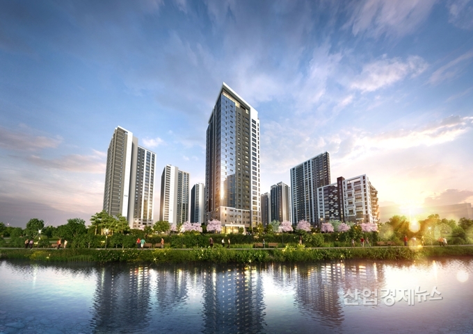 ‘e편한세상 탕정 퍼스트드림’ 투시도. 이미지=DL이앤씨