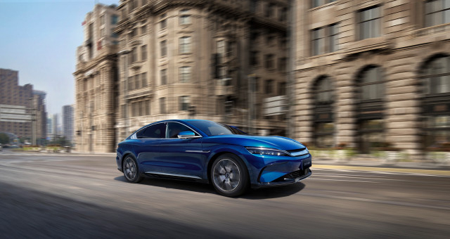 BYD의 대표 세단 모델 BYD HAN. 사진=BYD