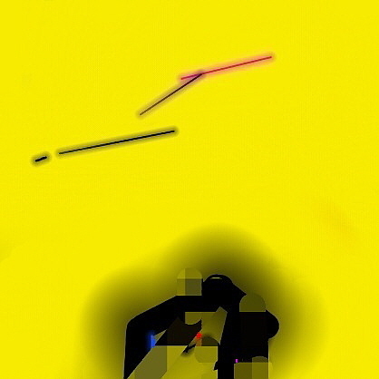 김청정 작가의 '메시지3' 디지털 페인팅 컷...<사진=테오화랑 제공>