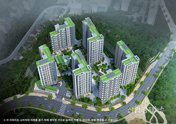 ‘e편한세상 죽전 프리미어포레’ 조감도. 이미지=DL건설