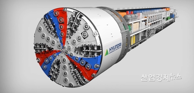 TBM(Tunnel Boring Machine). 사진=현대건설