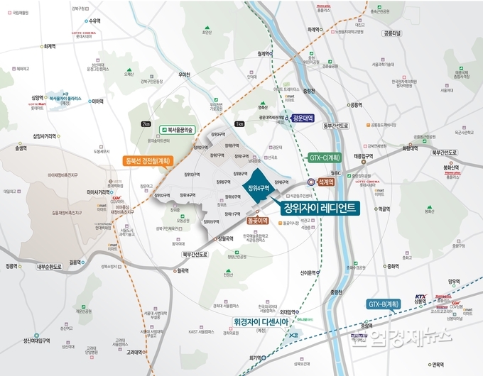 '장위자이 레디언트' 위치도. 자료=GS건설