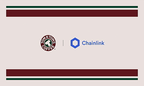 TOMS NFT MARKET X 체인링크(Chainlink) 이미지 컷...<사진=탐앤탐스 제공>